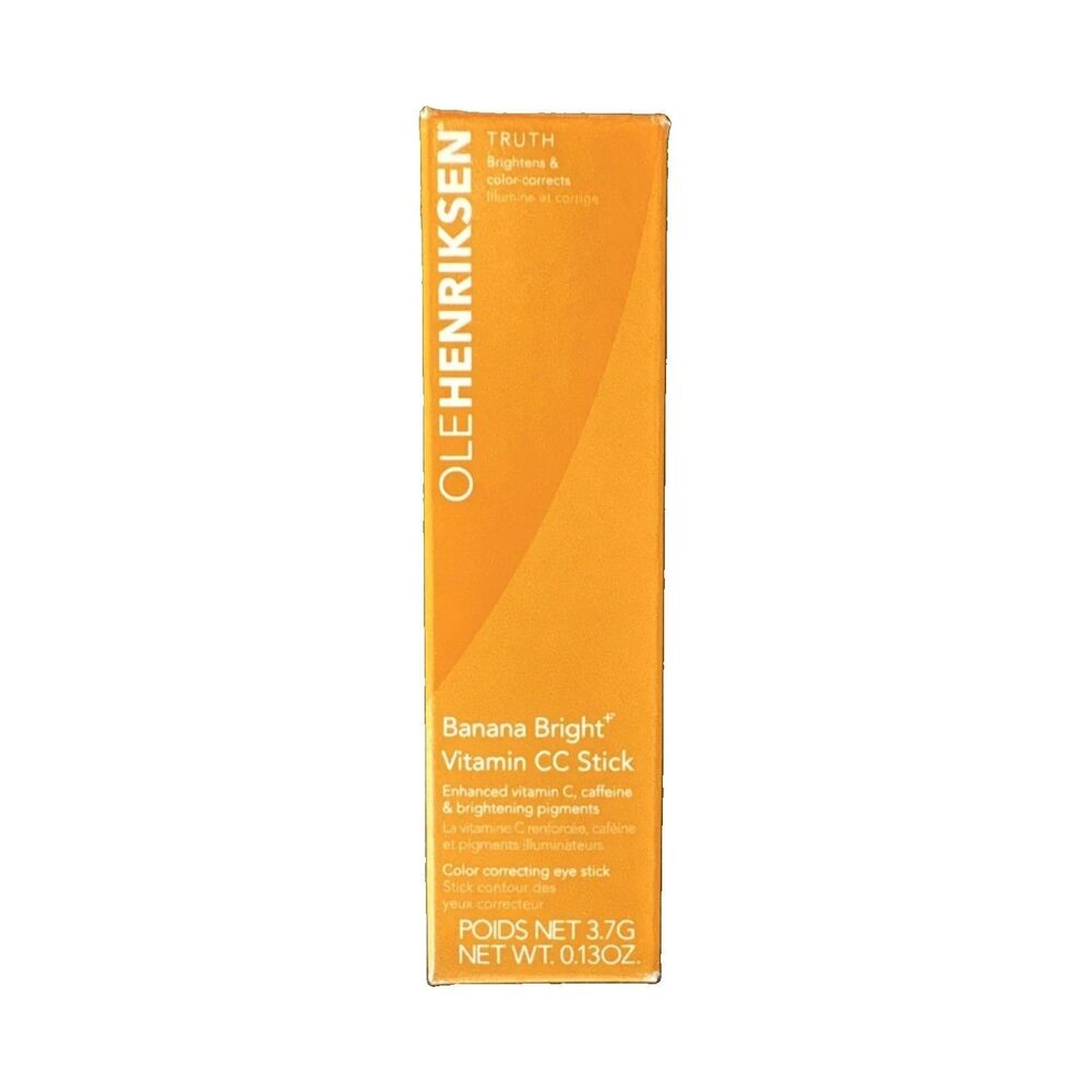 Ole Henriksen Banana Bright+ Eye Stick Pumpkin Vitamin C Caffeine Vegan